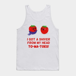 Cute Tomato Puns | Gift Ideas | Funny Food Sayings Tank Top